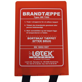 Lotek brandtppe i box EN1869, 120x180cm