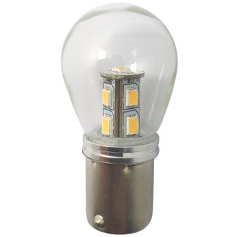 1852 LED pre BA15S 25x48mm 10-36Vdc dimmable, 2 stk