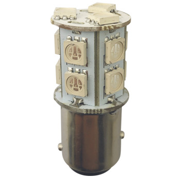 1852 LED lantern pre BAY15D 19x43mm 10-36Vdc grn, 2 stk