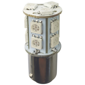 1852 LED lantern pre BAY15D 19x43mm 10-36Vdc rd, 2 stk