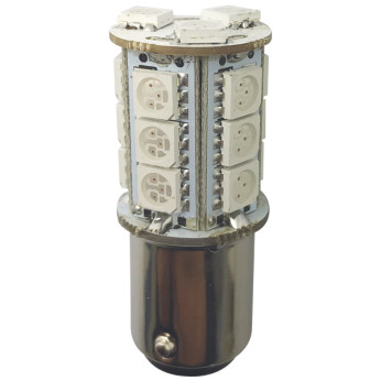 1852 LED lantern pre BAY15D 18x37mm 10-36Vdc rd, 2 stk