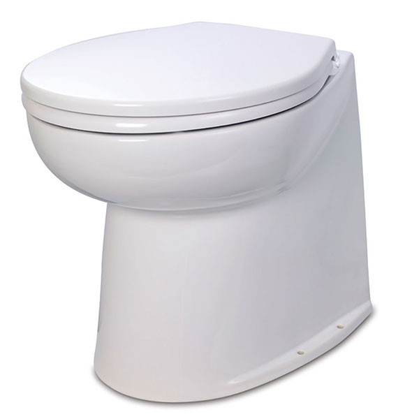 Jabsco toilet 'Deluxe' lige bagkant saltvand 17'
